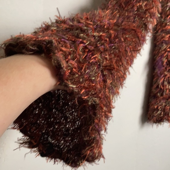 Multi colored fuzzy scarf! - Picture 3 of 5